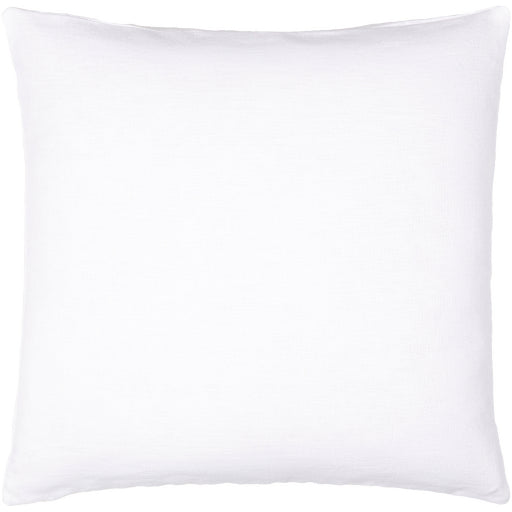 linen solid accent pillow white LSL003-1818