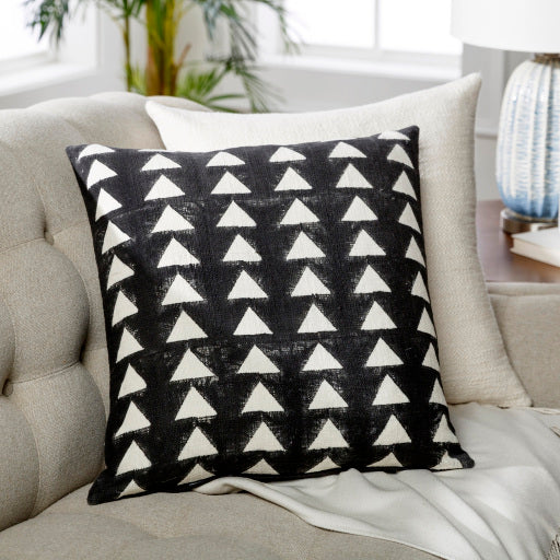 malian accent pillow black cream 1 