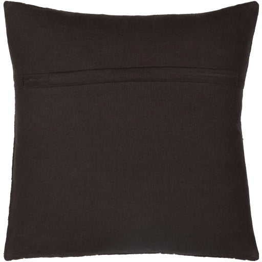 malian accent pillow black cream MAA009-1818P