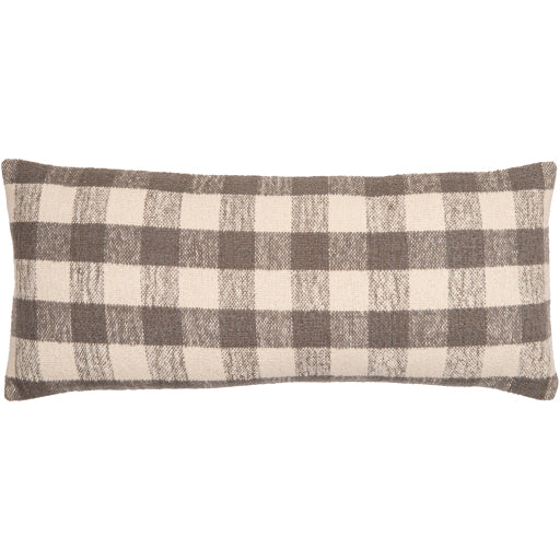 malcom lumbar pillow charcoal cream MCM003-1230