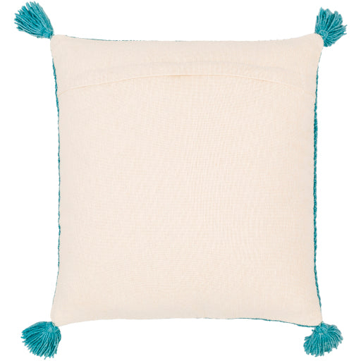 makrome accent pillow teal MKO010-2020D