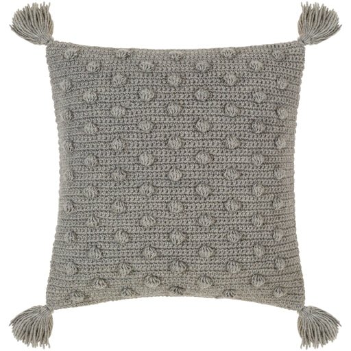 makrome accent pillow gray MKO012-1818