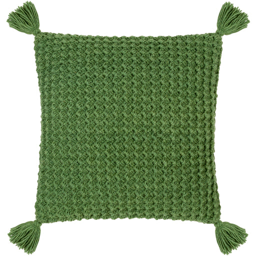 makrome accent pillow green MKO019-1818