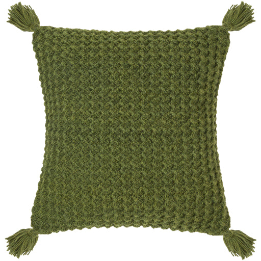 makrome accent pillow medium green MKO022-1818