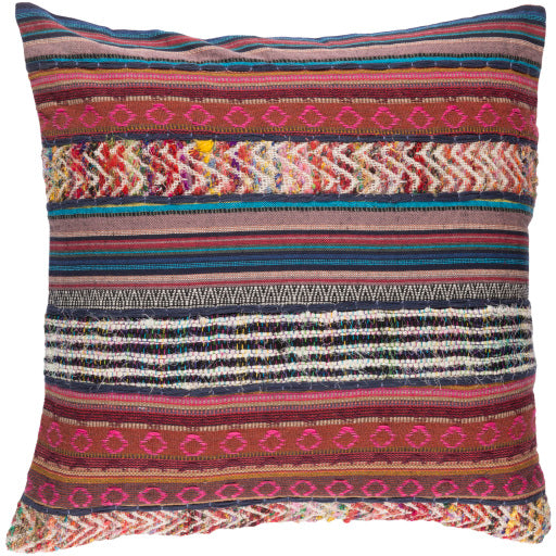 marrakech accent pillow red ink blue camel rose cream brick red MR002-2020