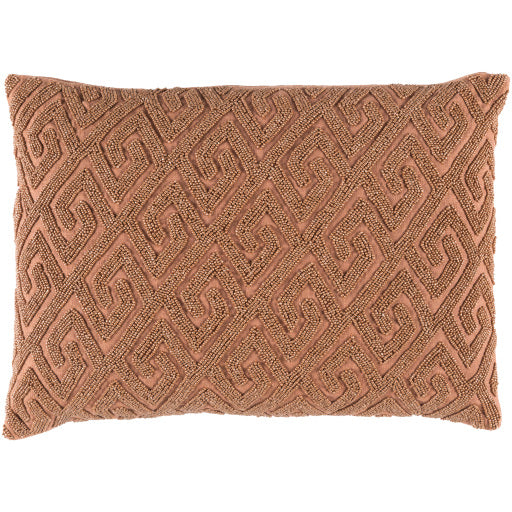 marielle lumbar pillow medium brown burnt orange MRL003-1319