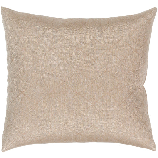 messina accent pillow tan metallic gold MSA003-1818