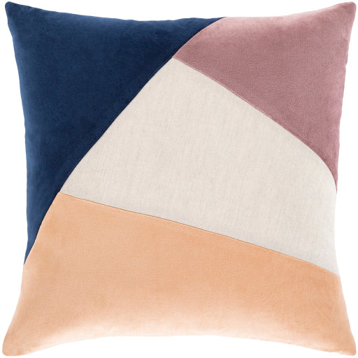 moza accent pillow mauve light beige peach navy MZA001-1818