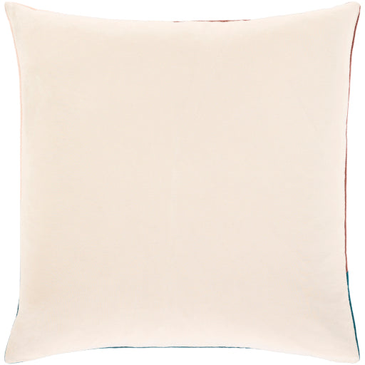 moza accent pillow teal burgundy light beige light pink MZA002-1818D