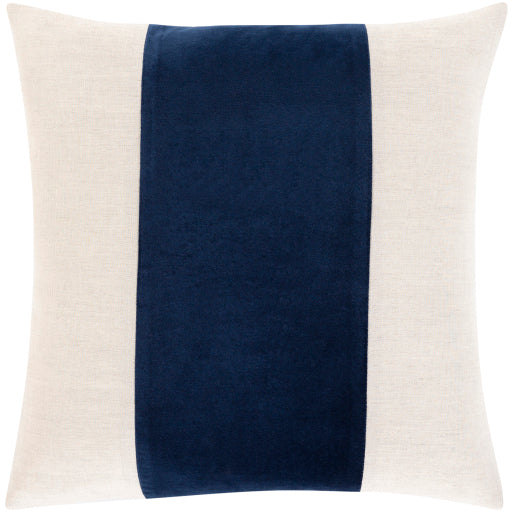 moza accent pillow navy taupe MZA003-1818