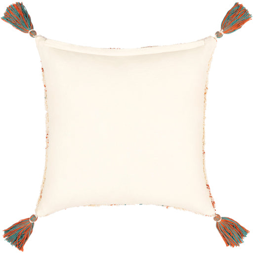 nador accent pillow brick red blue burnt orange light beige NAO001-2020