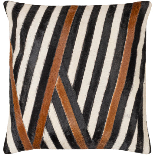 nashville accent pillow cream black brown NHV003-2020