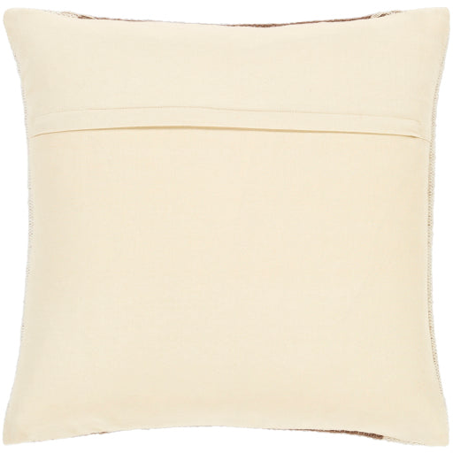 niko accent pillow dark brown ivory off white NKO003-2020D