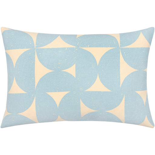 natur accent pillow light blue light beige 2 NTR004-1818D