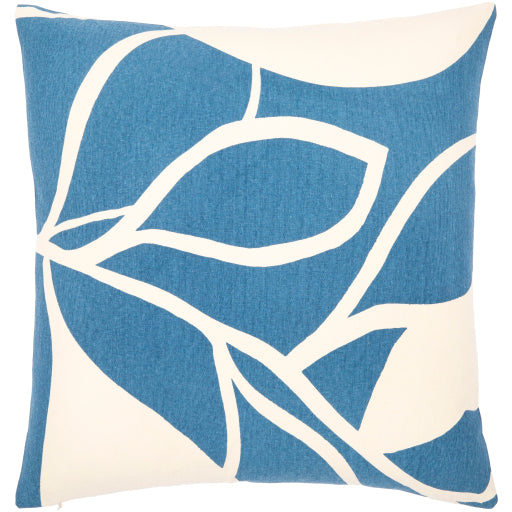 natur accent pillow dark blue light beige NTR013-1818