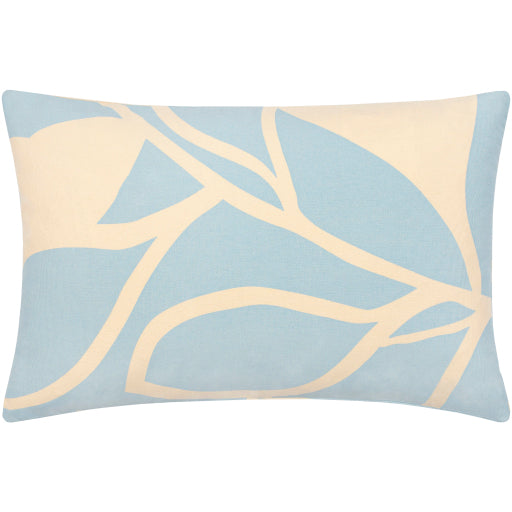 natur accent pillow light blue light beige NTR014-1818D