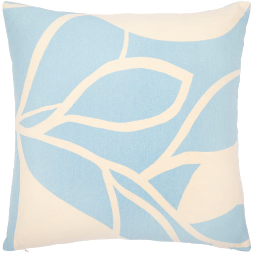 natur accent pillow light blue light beige NTR014-1818