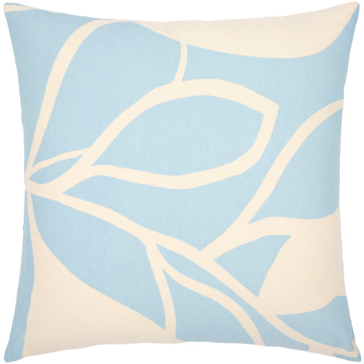 natur accent pillow light blue light beige 