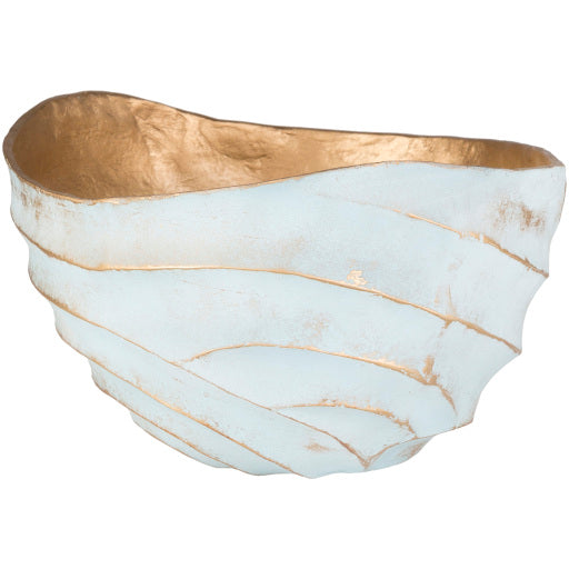 connor decorative bowl white gold ONO-001