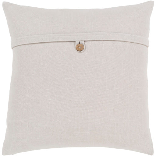 penelope accent pillow light gray PLP005-1818