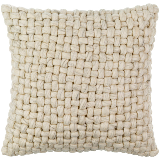 pansy accent pillow beige PNY002-1818