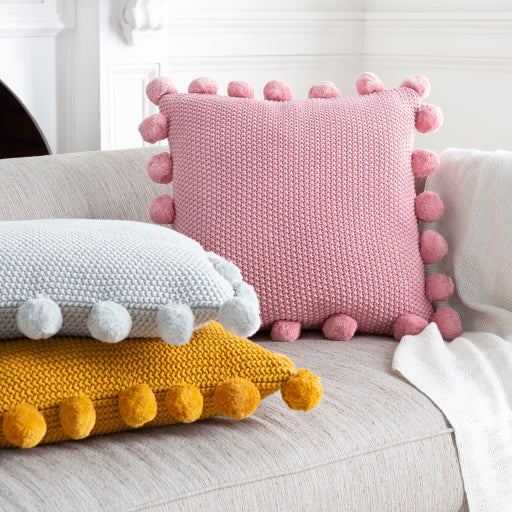 pomtastic accent pillow mustard POM001-2020P