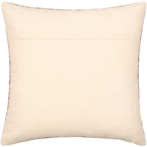 prisha accent pillow brick red denim light beige PSH001-2020