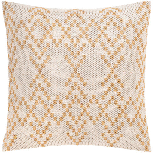 ryder accent pillow tan ivory RDE001-2020