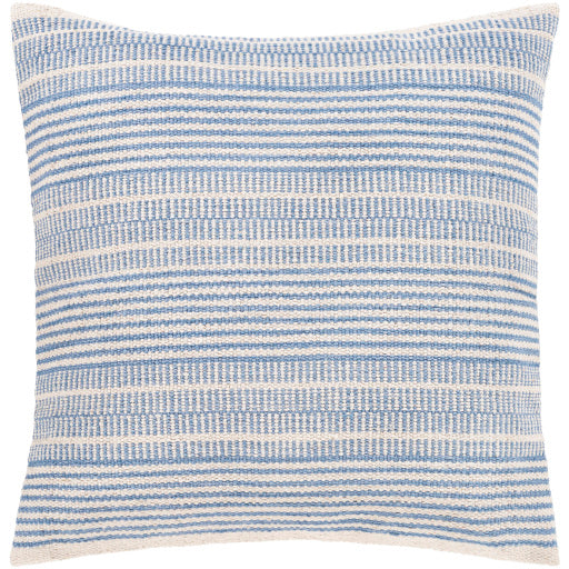 ryder accent pillow light blue ivory RDE002-2020