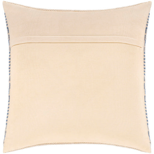 ryder accent pillow light blue ivory RDE002-2020D