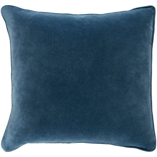 safflower accent pillow dark blue SAFF7195-1818