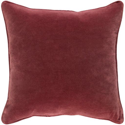 safflower accent pillow dark red SAFF7197-1818