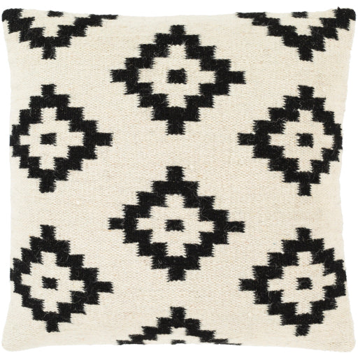 shiprock accent pillow cream black SHO003-2020