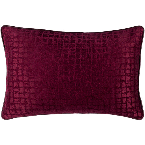 tambi pillows lumbar pillow burgundy dark brown TBI004-1320