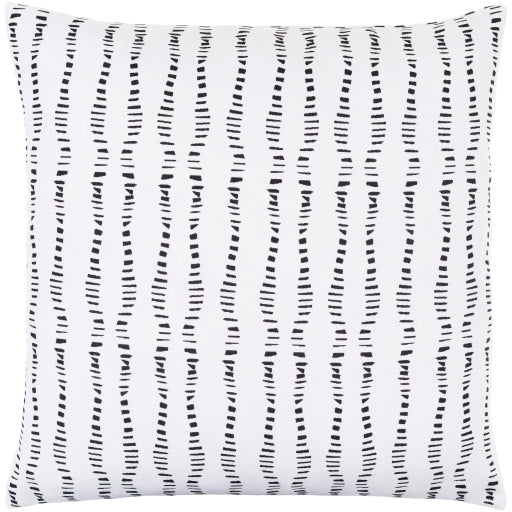 tucson accent pillow white black TCS001-1818