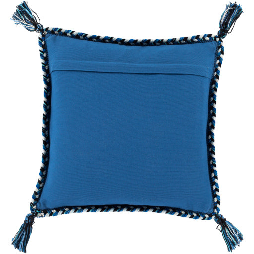 trenza accent pillow black dark blue ink blue ice blue TZ004-2020