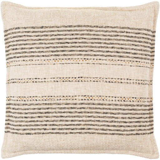 vendela accent pillow tan black VED002-1818