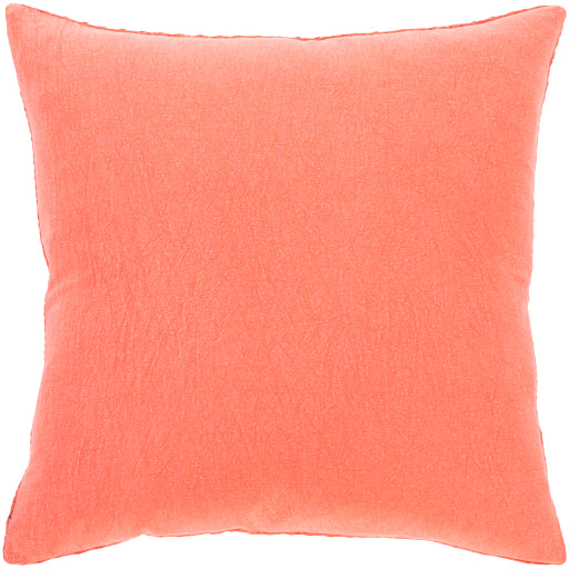 waffle accent pillow coral WFL003-1818D