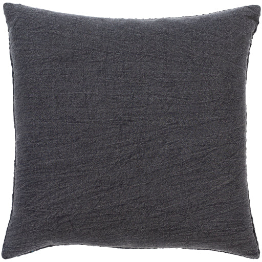 waffle accent pillow black WFL004-1818D