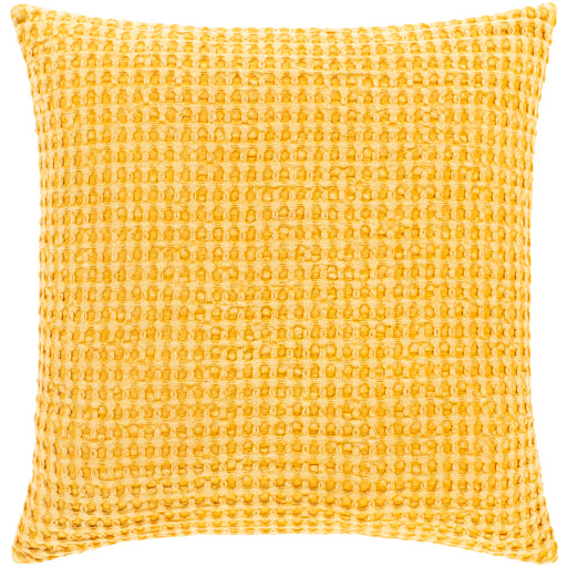 waffle accent pillow saffron WFL005-1818