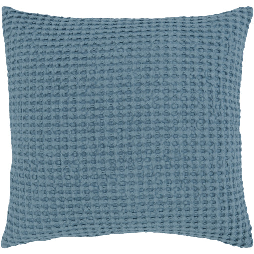 waffle accent pillow light blue WFL008-2222