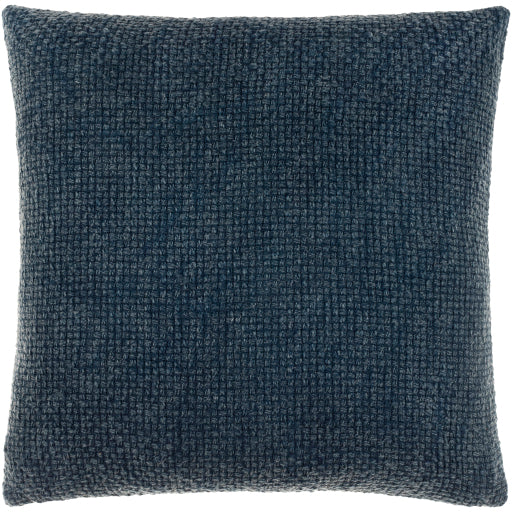 washed texture accent pillow deep teal WTE002-1818