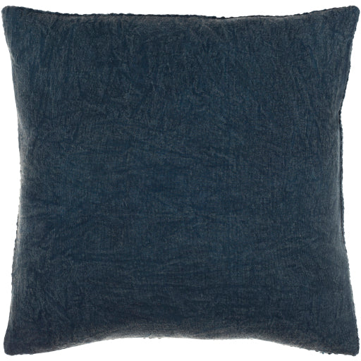 washed texture accent pillow deep teal WTE002-1818P