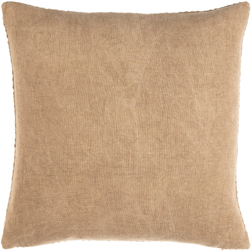 washed texture accent pillow beige WTE003-1818D