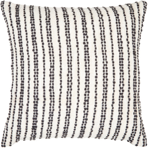 weaver accent pillow cream black WVR001-1818