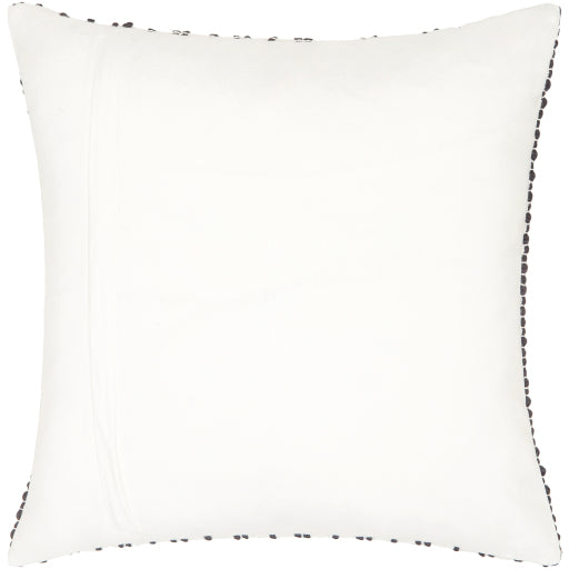 weaver accent pillow cream black WVR001-2020D