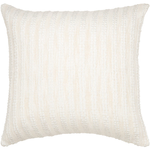 weaver accent pillow light beige cream WVR004-1818