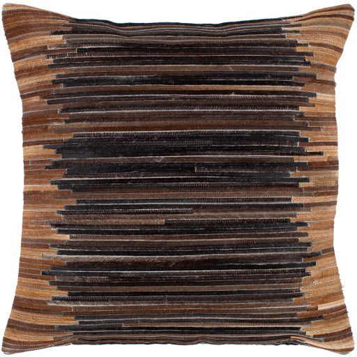 zander accent pillow dark brown brown black ZND001-2020