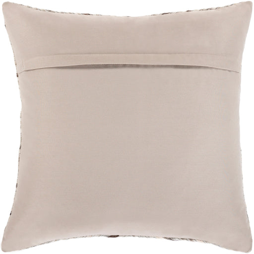 zander accent pillow dark brown medium gray charcoal ZND003-2020D