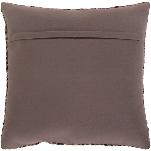 zander accent pillow caramel dark brown black medium brown ZND005-2020D